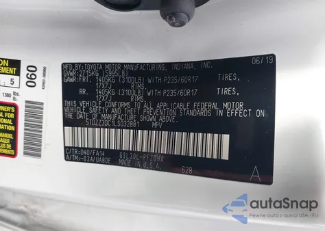 2020 Toyota Sienna L from USA, damaged, VIN 5TDZZ3DC1LS032881